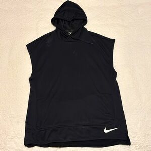 Nike training sleevele hoodie-BLACK